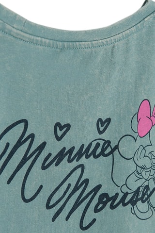 T-shirt Figaro et Minnie Disney - Turquoise