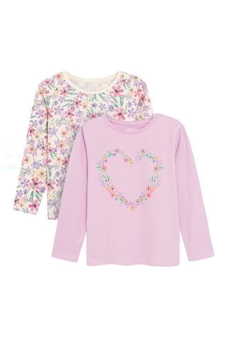 2 t-shirts - Ecru et rose