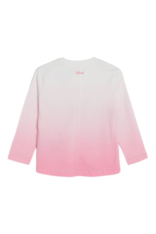 T-shirt Bambi Disney Dip and dye - Rose et blanc