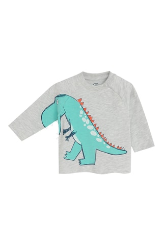 T-shirt - Gris clair chiné