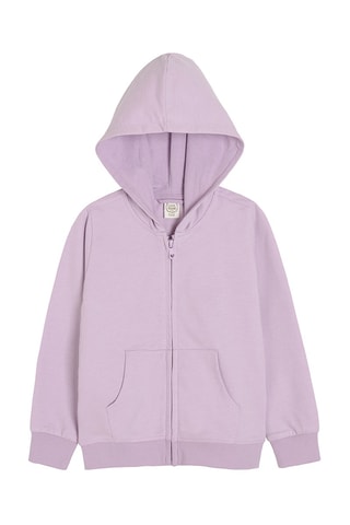 Sweat à capuche - Mauve