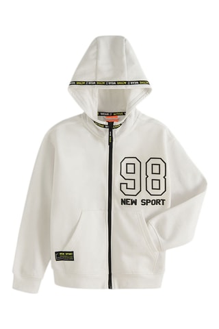 Sweat à capuche - Blanc