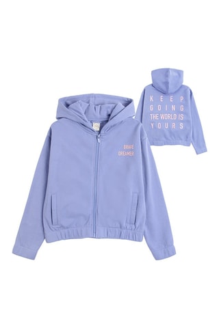 Sweat à capuche - Violet