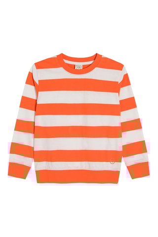 Sweat - Blanc et orange