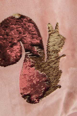 Sweat en velours - Rose