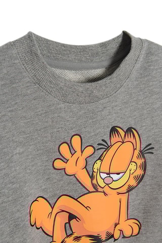 Sweat Garfield - Gris chiné