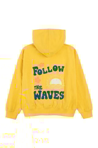 Sweat à capuche - Jaune