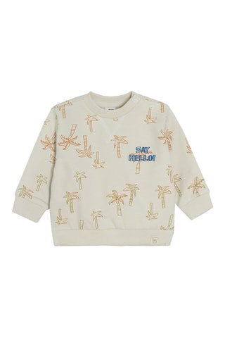 Sweat - Beige et orange