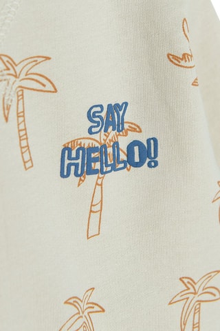 Sweat - Beige et orange