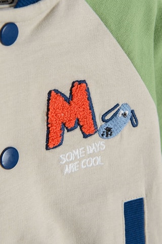 Sweat - Beige et vert clair