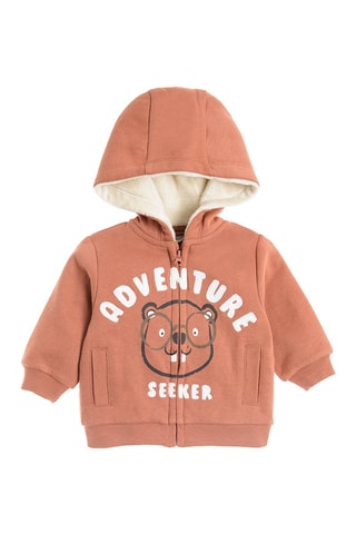 Sweat à capuche - Rouge brique