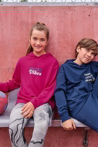 Sweat à capuche - Rose