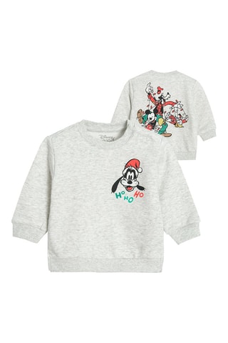Sweat Disney - Gris clair chiné