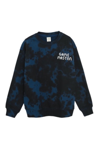 Sweat tie and dye - Bleu foncé
