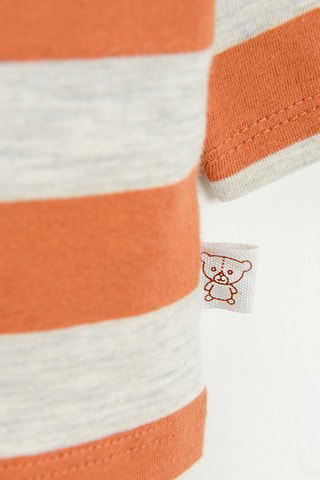 Sweat - Beige et orange