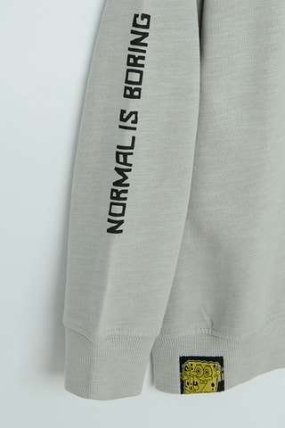 Sweat Bob l’éponge - Gris clair