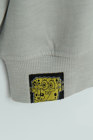 Sweat Bob l’éponge - Gris clair