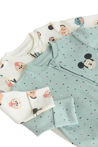 2 combinaisons Disney - Ciel et écru