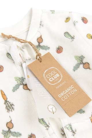 Combinaison en coton  - Blanc