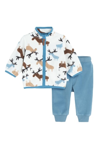 Sweat et jogging -Blanc et ciel