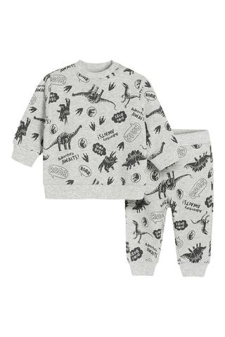 Sweat et jogging - Gris clair chiné