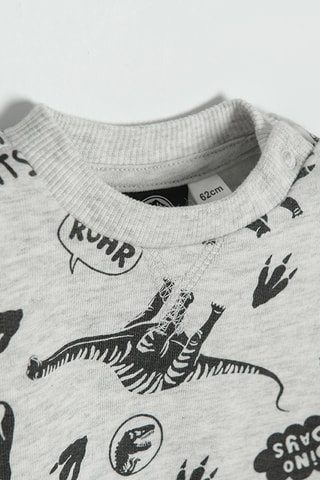 Sweat et jogging - Gris clair chiné