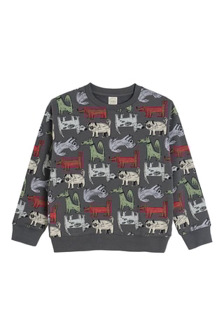 Sweat et jogging - Anthracite et rouge