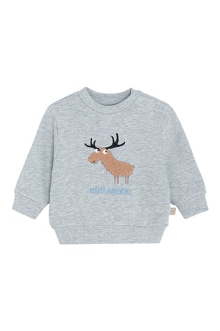 Sweat et jogging - Gris clair et marron