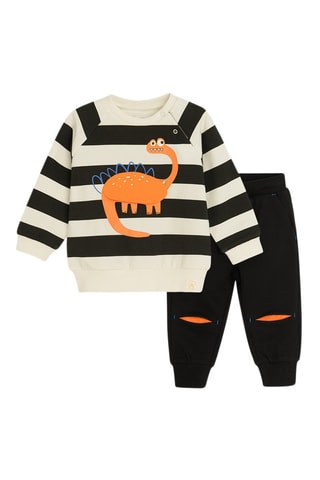 Sweat et jogging - Blanc et noir