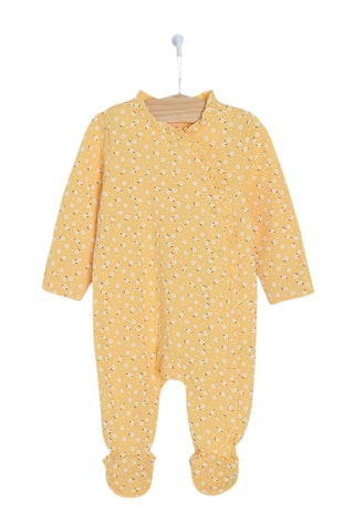 2 grenouillères - Jaune et rose