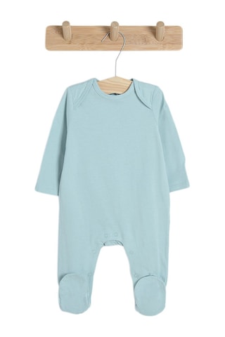 3 grenouillères - Moutarde, ciel et blanc