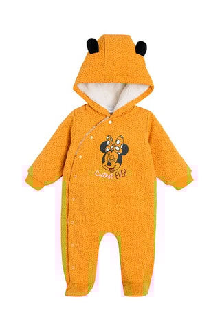 Grenouillère en coton biologique Minnie Disney - Moutarde