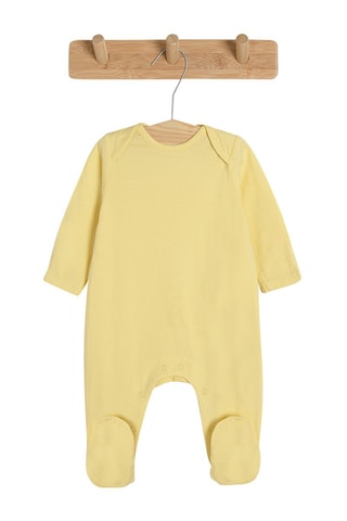 3 grenouillères - Rose, blanc et jaune