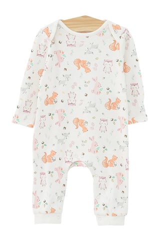 3 grenouillères - Ecru et bleu marine