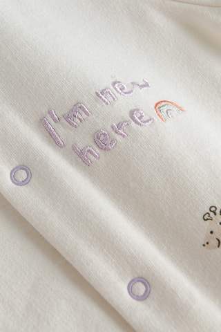 Combinaison en coton biologique - Ecru