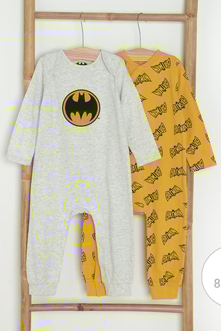 2 grenouillères Batman La Ligue des Justiciers DC Comics - Multicolore