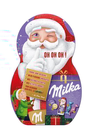 Calendrier de l'Avent Père Noël Milka - 213 g