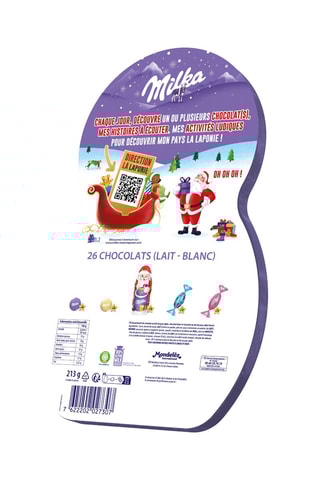 Calendrier de l'Avent Père Noël Milka - 213 g