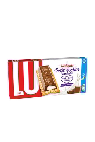 6 x Petit Ecolier Tendre Cœur Lait - 120 g	