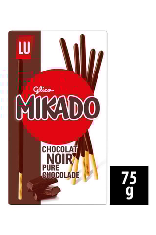 6 x Mikado Chocolat noir - 75 g	