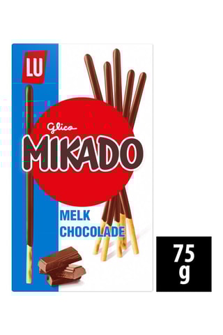 6 x Mikado Chocolat au lait - 75 g	