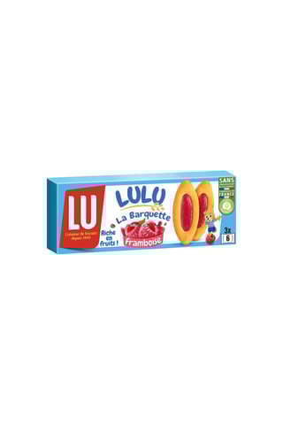 10 Lulu La Barquette Pulpe De Framboise 10 x 120 g