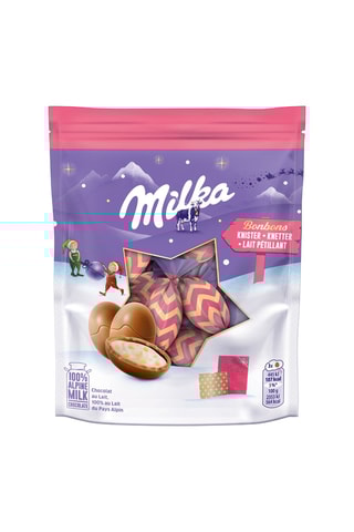 5 x 	Sachet bonbons de Noël lait pétillant Milka - 86 g