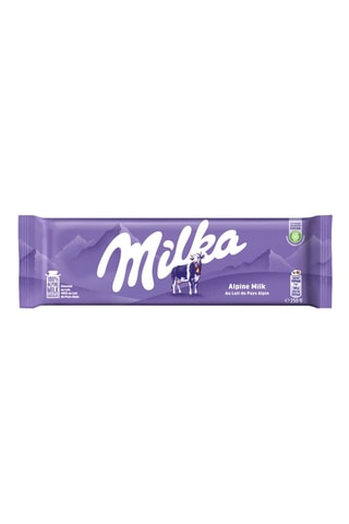 8 x Tablette Milka au Lait du pays Alpin - 250 g