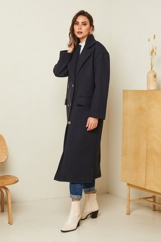 Sobretudo  Azul-marinho