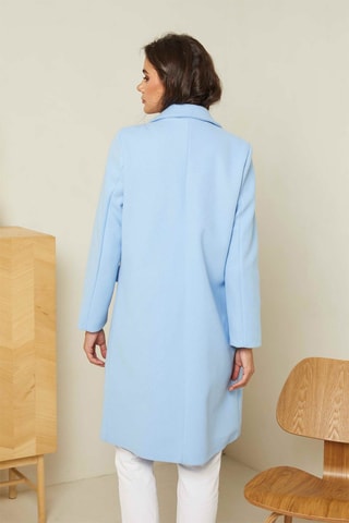 Sobretudo Azul-celeste