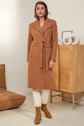 Sobretudo comprido - Camel