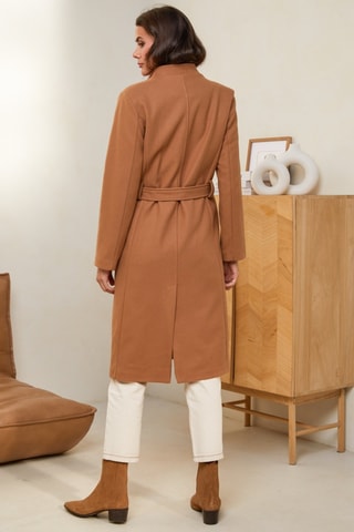 Sobretudo comprido - Camel