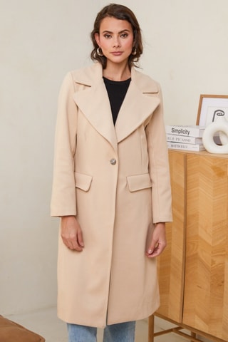 Sobretudo comprido - Bege