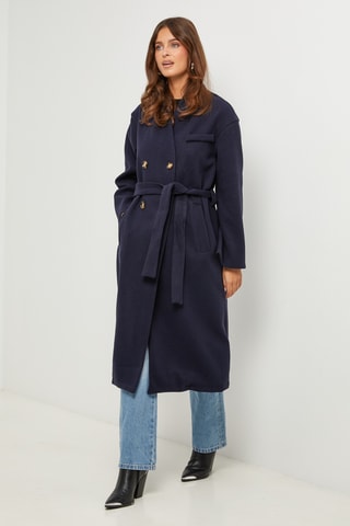 Sobretudo - Azul-marinho